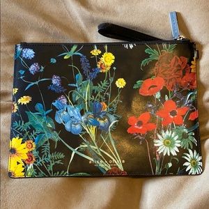 Alice + Olivia Midnight Meadow Large Zipped Purse